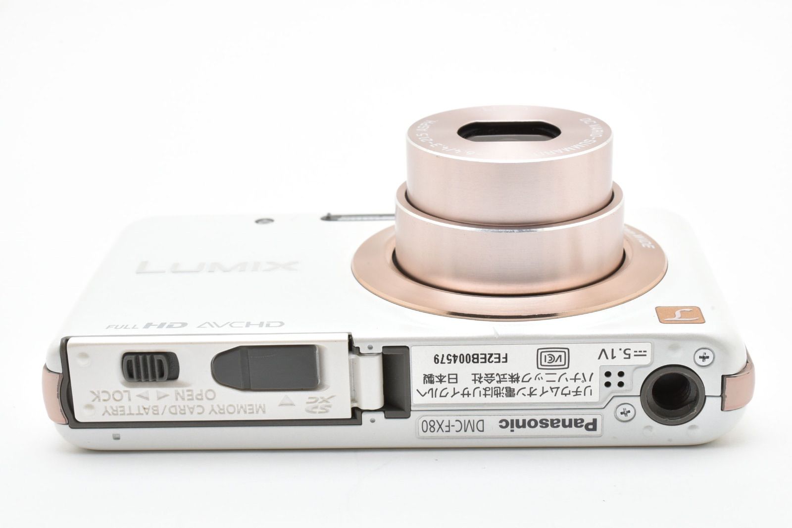 美品】 Panasonic ルミックス LUMIX LUMIX DMC-FX80 コンパクト