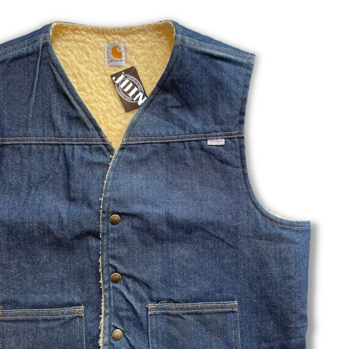 USA製 80s CARHARTT 100周年モデル デニムベスト L - メルカリ