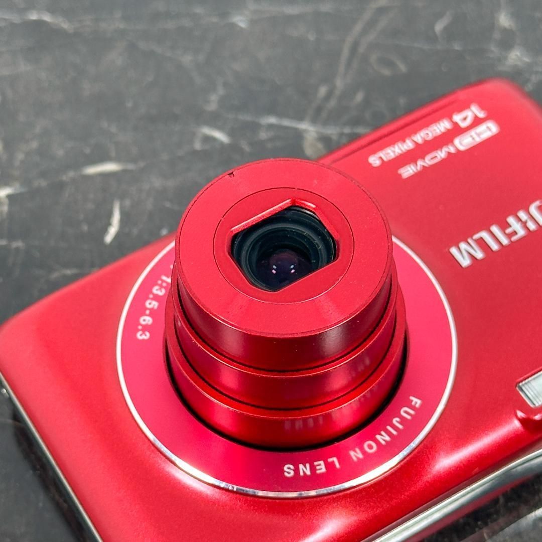 美品】FUJIFILM FinePix JX600 レッド 富士フイルム ファインピックス