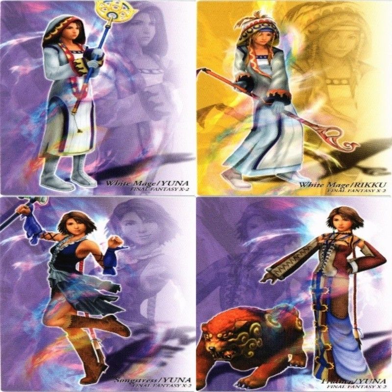 fy9 f-2 ユウナ リュック パイン ファイナルファンタジー X-2 10-2