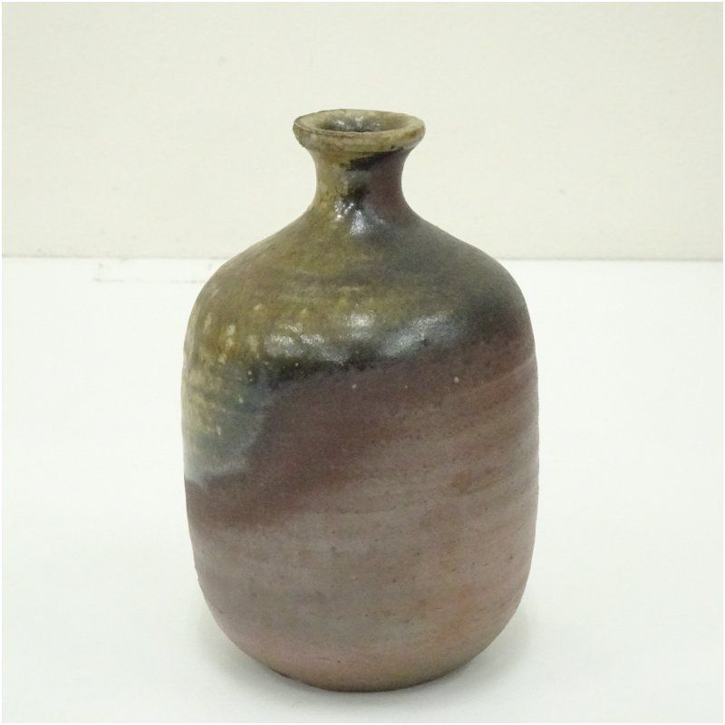 岡山県重要無形文化財 松井與之 備前焼 徳利 合箱 とっくり 酒器 食器