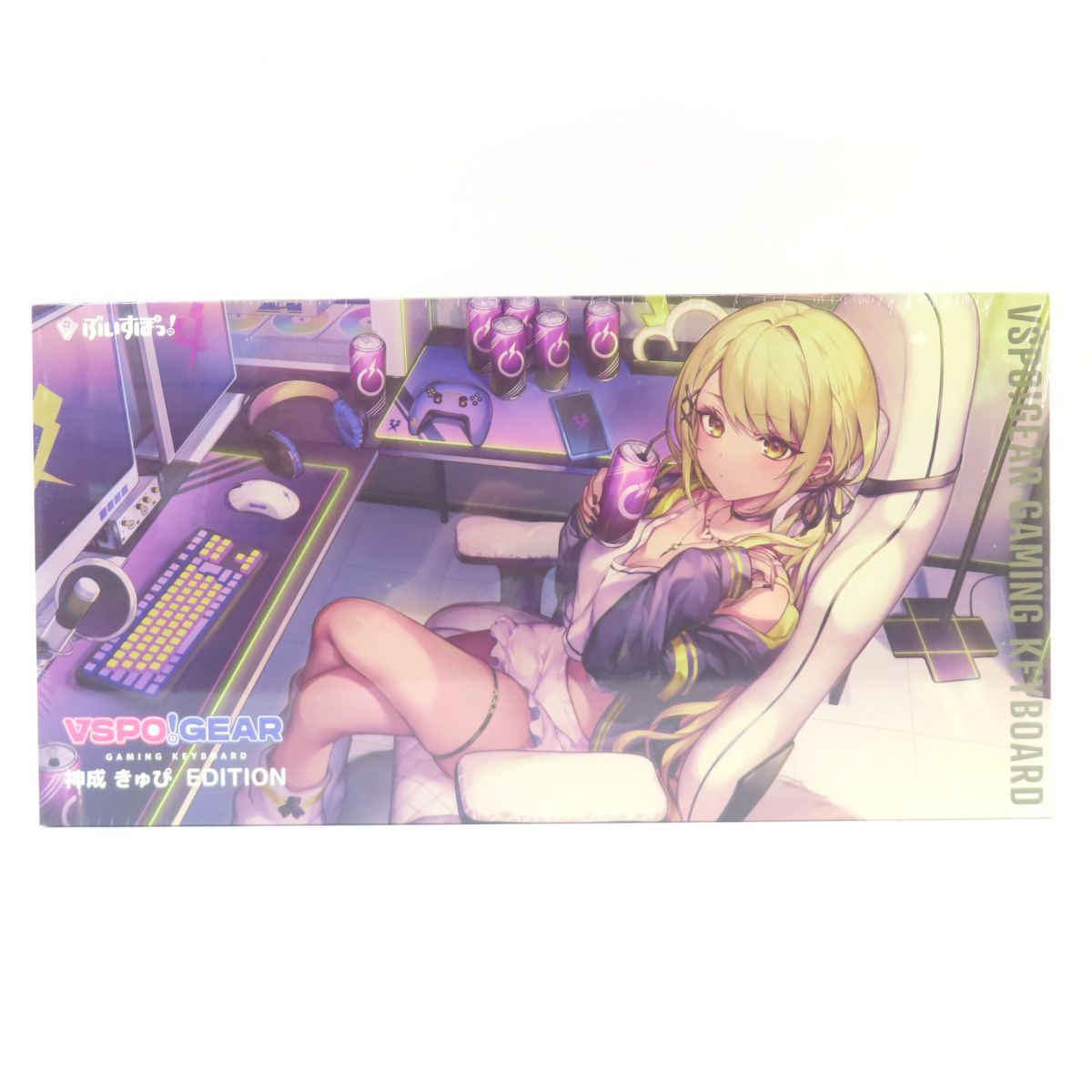 未開封】VSPO! GEAR ぶいすぽっ！ ゲーミングキーボード 神成きゅぴ