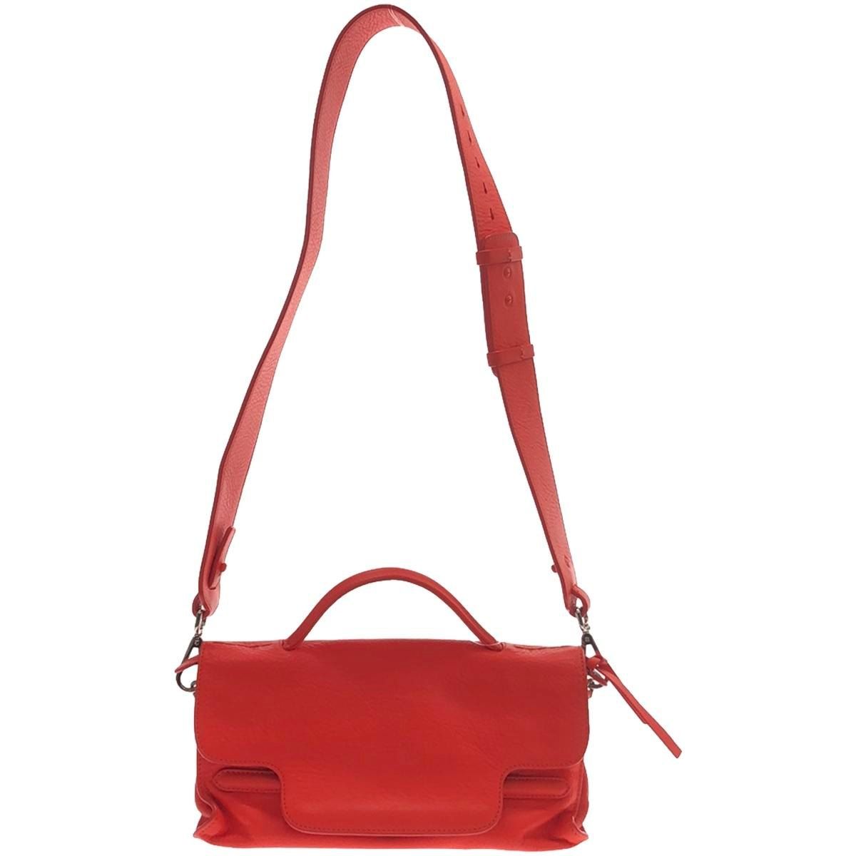 ZANELLATO ザネラート NINA 2WAYショルダーバッグ オレンジ系 - メルカリ