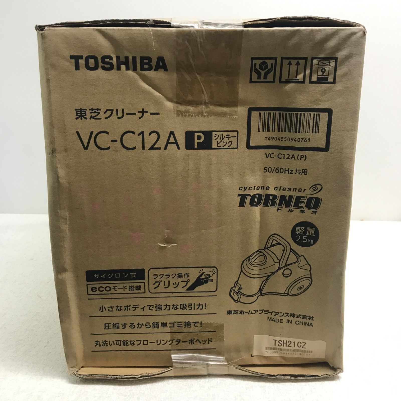 M1023C6 未使用☆TOSHIBA 東芝 サイクロン掃除機 トルネオ VC-C12A P