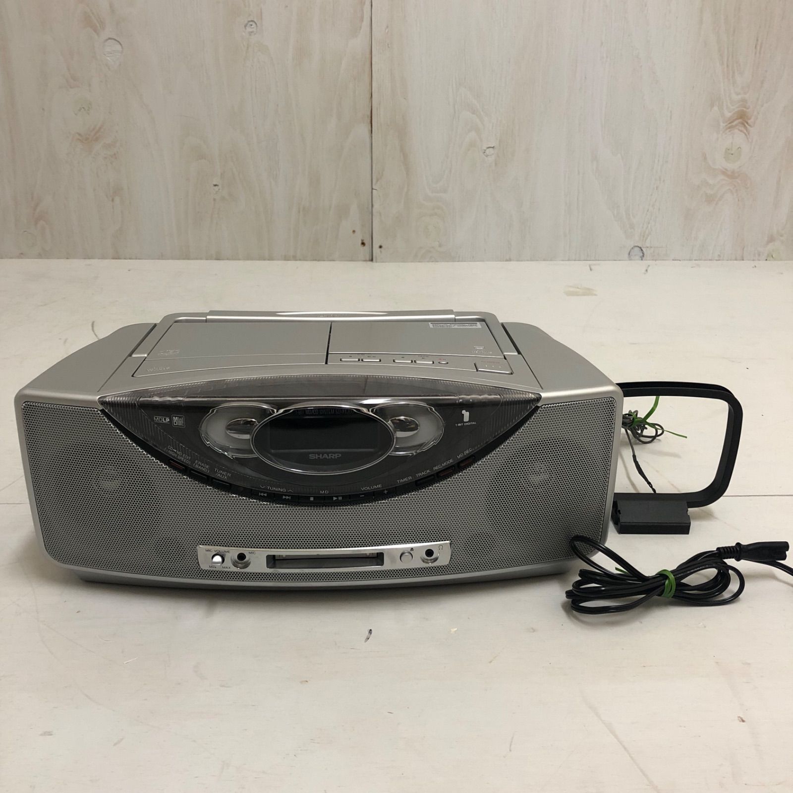 値下げしました！】SHARP シャープ CD/MDラジカセ SD-FX200-S 2005年製