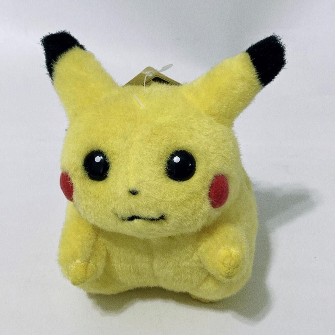 新品未使用 超希少タグ付き TOMY ピカチュウ ぬいぐるみ トミー 初代