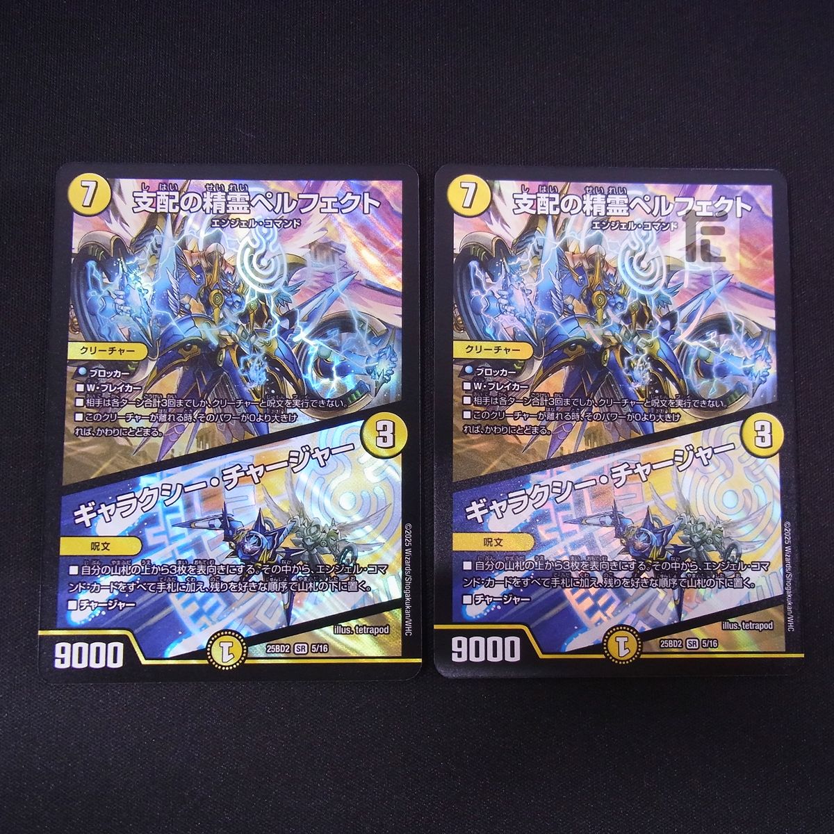 SR 支配の精霊ペルフェクト/ギャラクシー・チャージャー 5/16 2枚