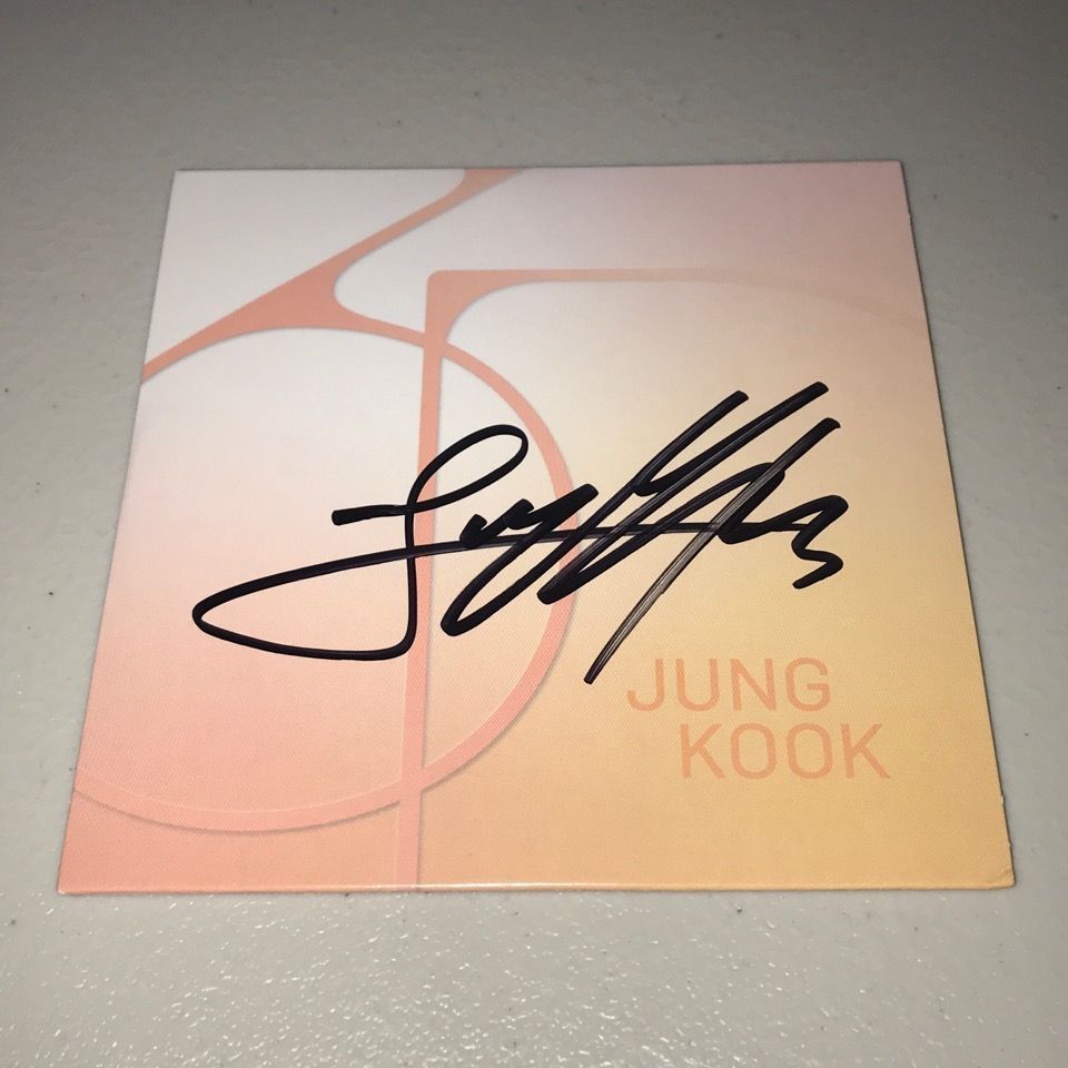 ジョングク(BTS) 直筆サイン「3D (feat. Jack Harlow)」CD(アメリカ
