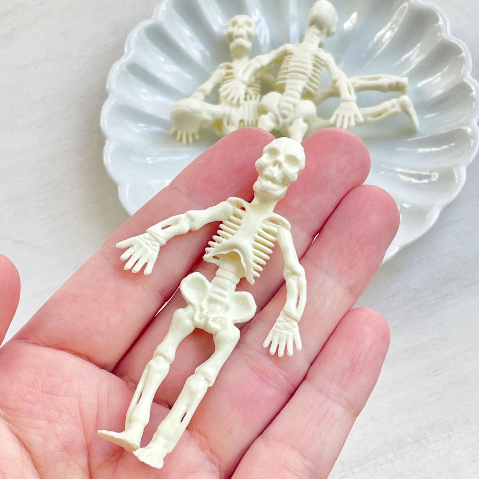 ♡no.1227骸骨のフィギュア♡ガイコツドクロハロウィン髑髏ゴシック秋