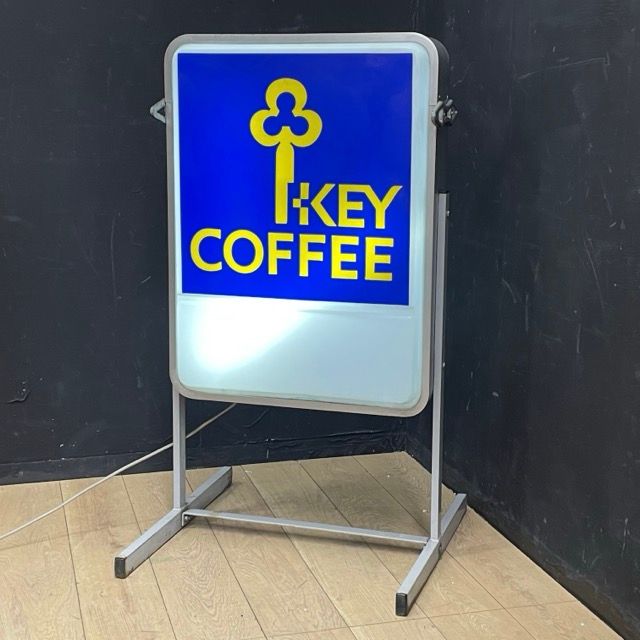 電光看板【中古】動作保証 KEY COFFEE 自立看板 電飾看板 キーコーヒー