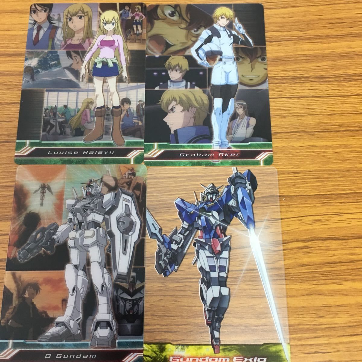 矢 45 ガンダム ダブルオー 森永 ウエハース クリア カード まとめ