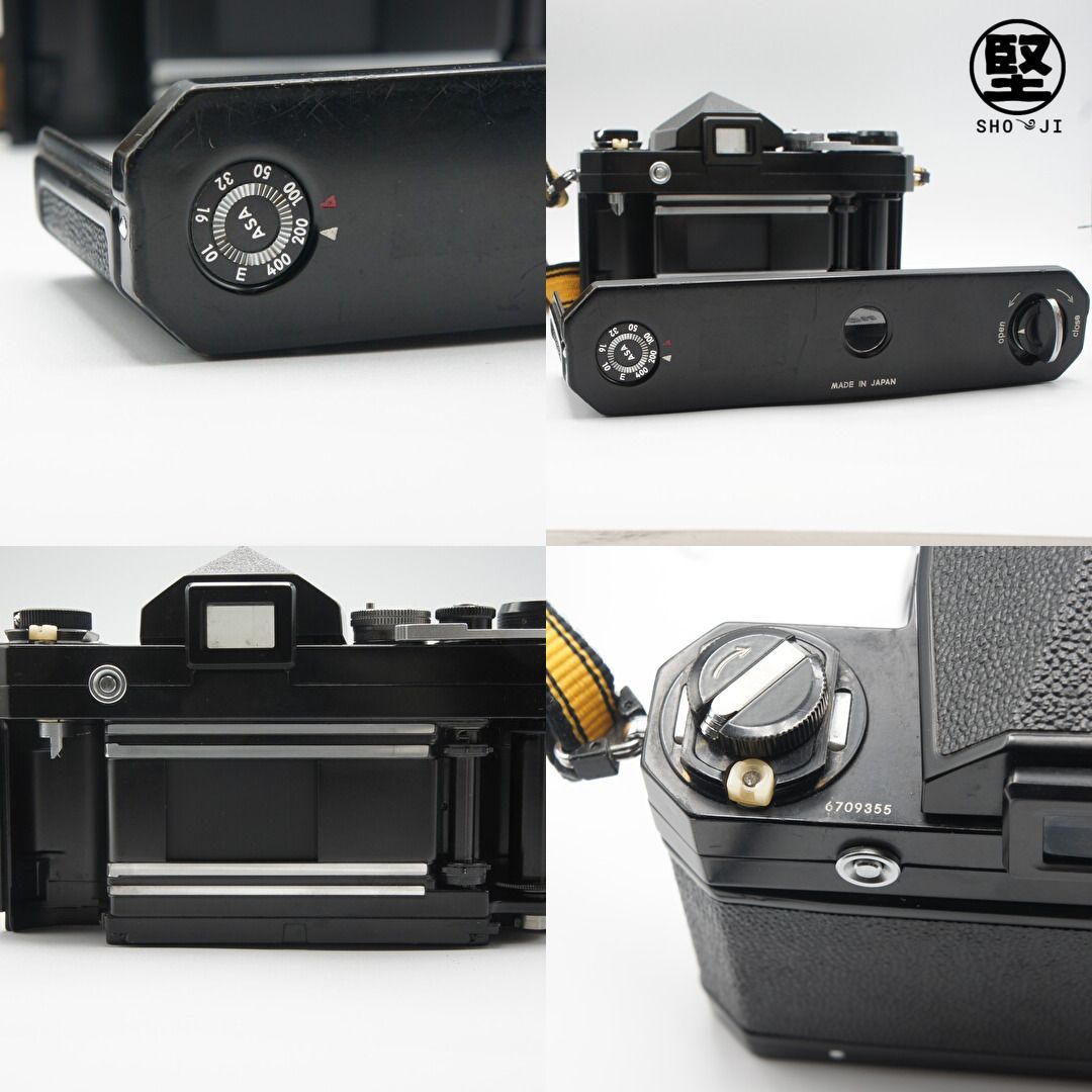 稀少完動品】Nikon F 黒アイレベル 富士山マーク シリアルF670 付属品