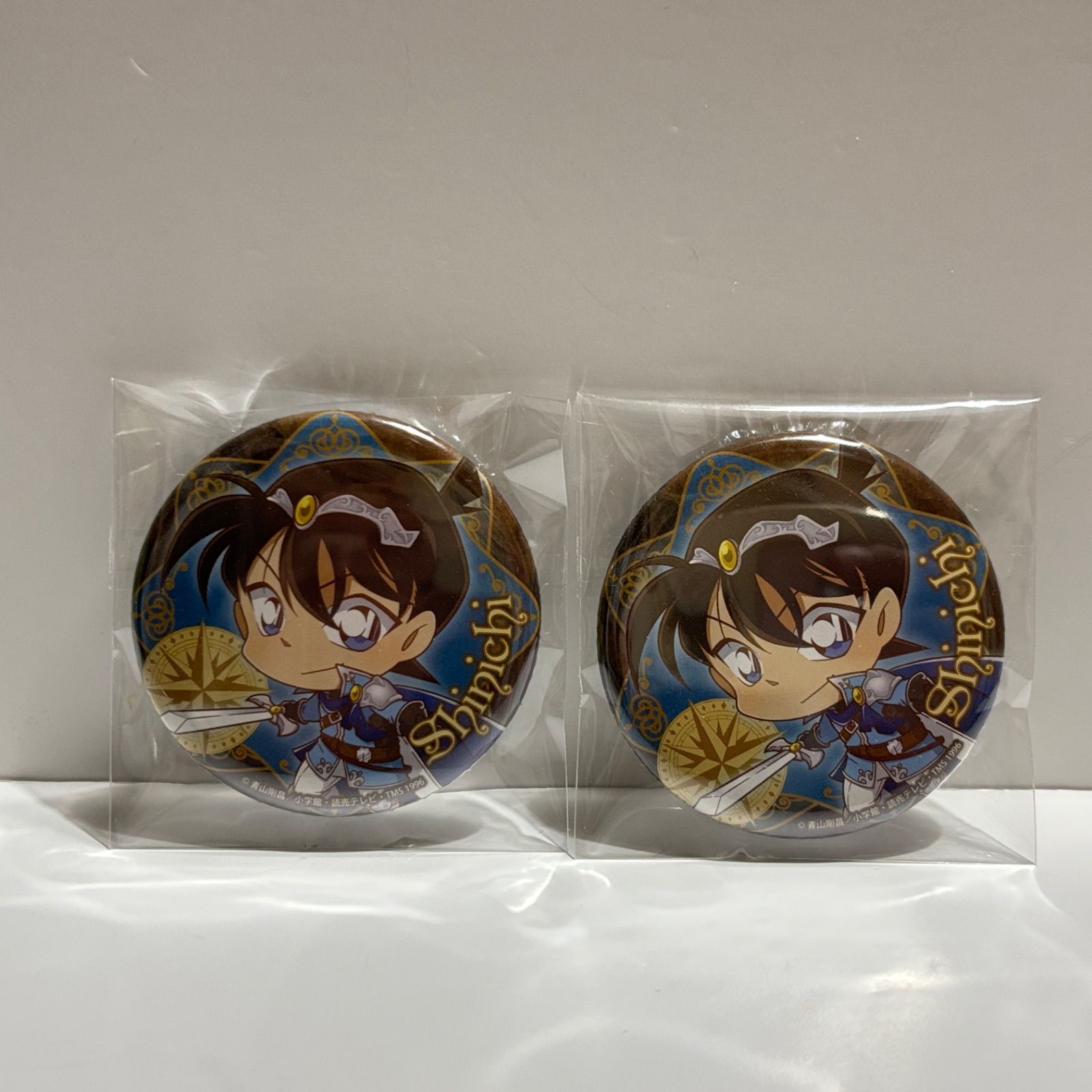 名探偵コナン 那須ガーデンアウトレット 限定 缶バッジ 工藤新一 怪盗