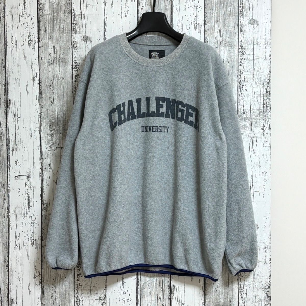 challenger チャレンジャー フリース トレーナー gray L 長瀬智也 同型