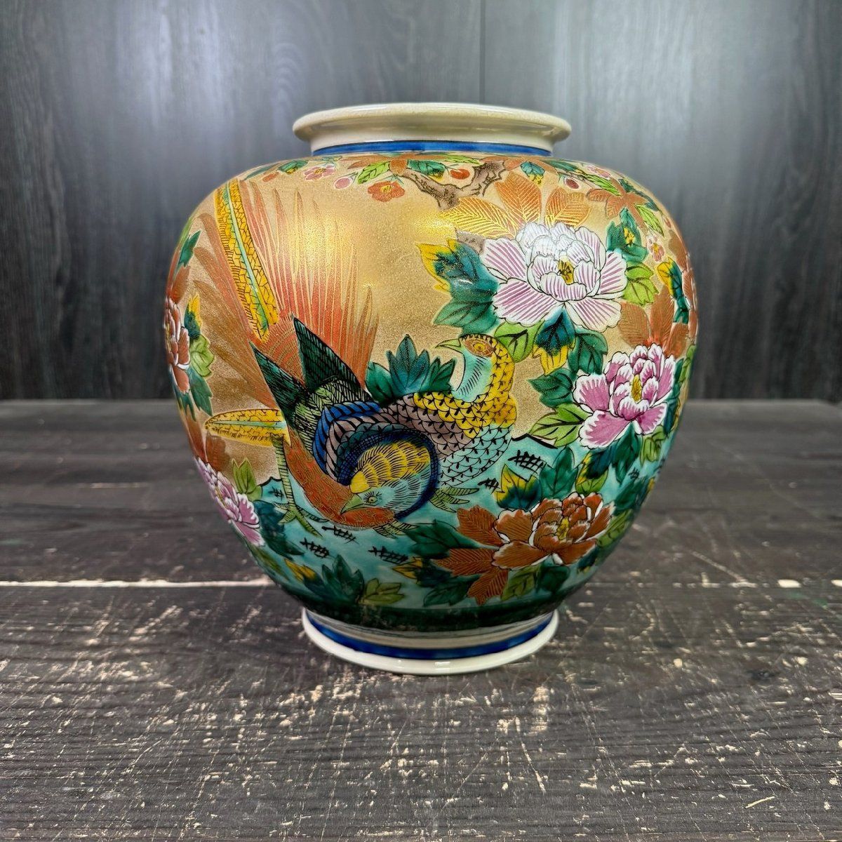 作家物 銀彩花器 / 陶器 陶芸 花瓶 花器 壺 角壺 作家 民藝 民芸 骨董