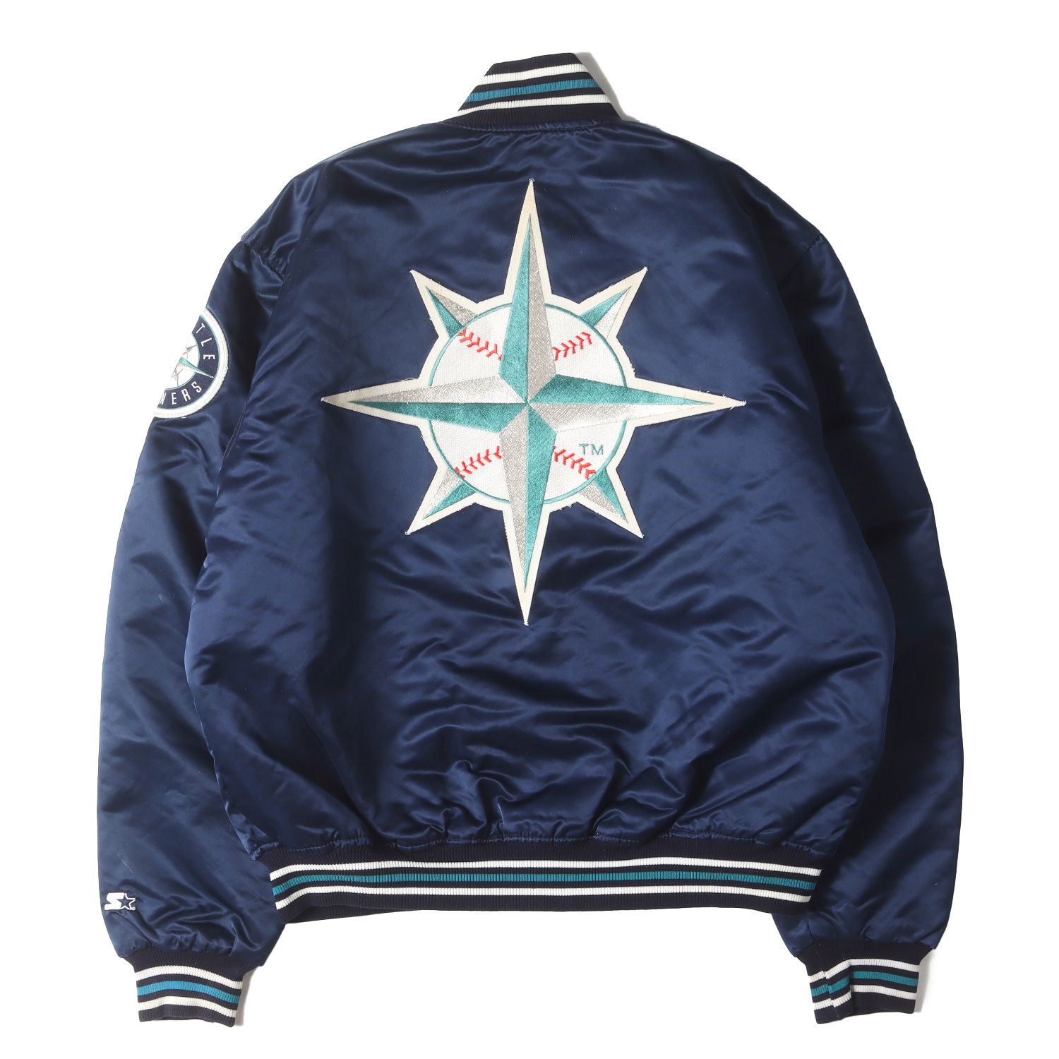 STARTER スターター ジャケット ネイビー 紺 サイズ:L | 90s MLB