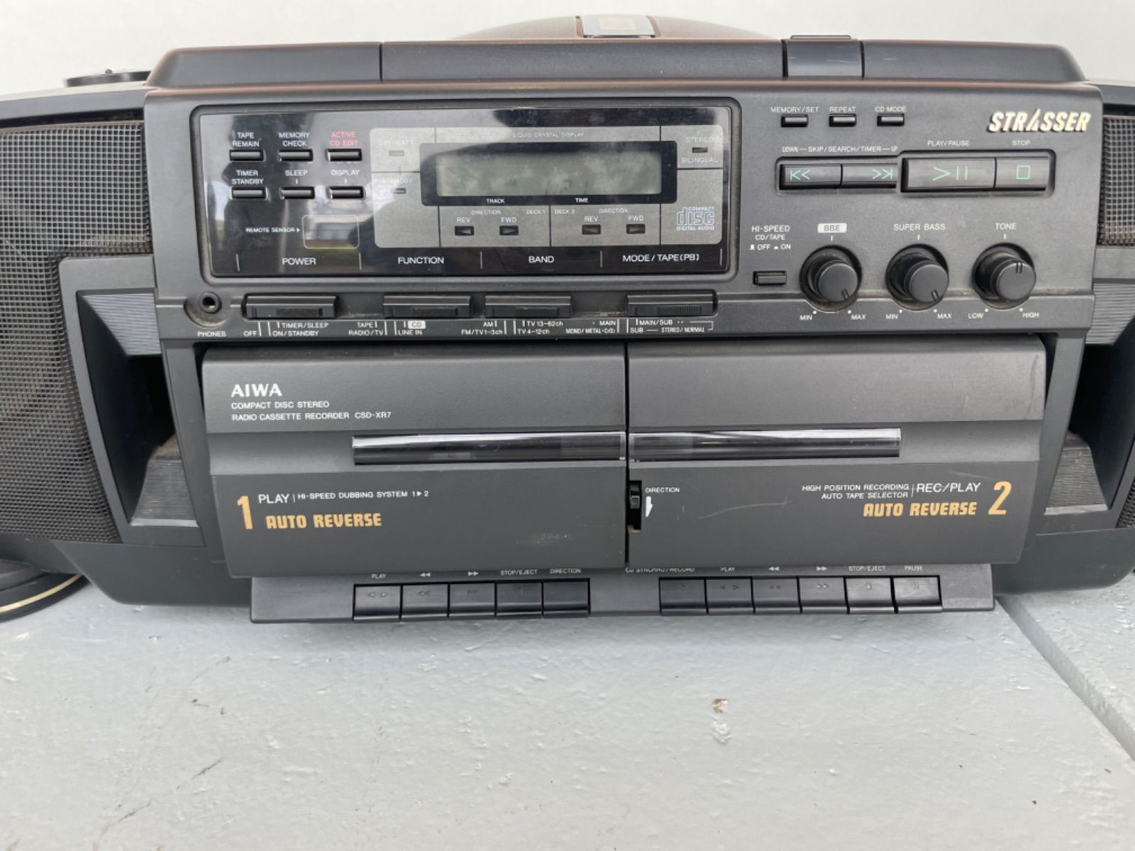 AIWA CSD-XR7 STRASSER CD ラジカセ 中古品 - メルカリ