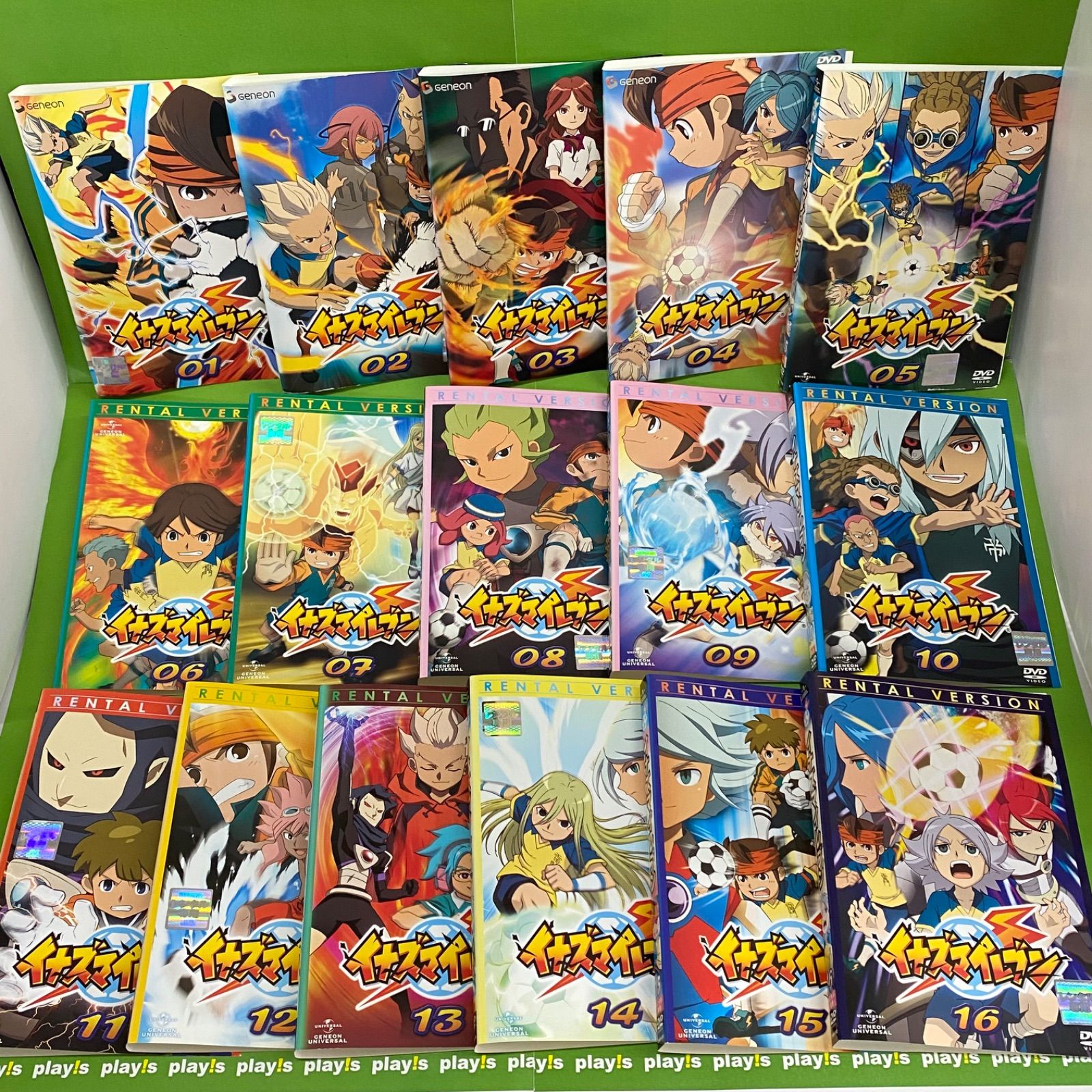 イナズマイレブン 全32巻 ＋ 劇場版 最強軍団オーガ襲来 [レンタル落ち