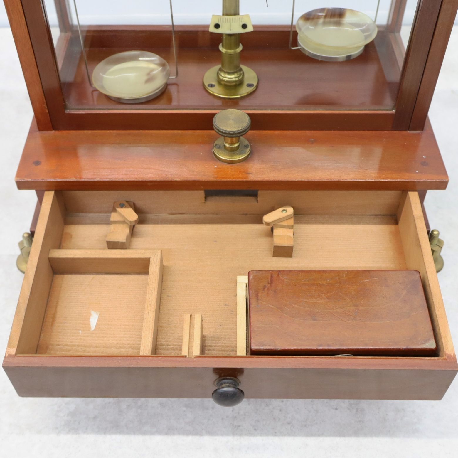 △ 当時物 アンティーク レトロ｜天秤 計 精密化学天秤｜ 薬品計り