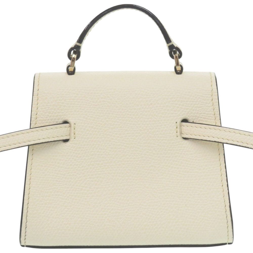 新品同様 ヴァレクストラ 2WAY イジィデ ベルト レザー ホワイト