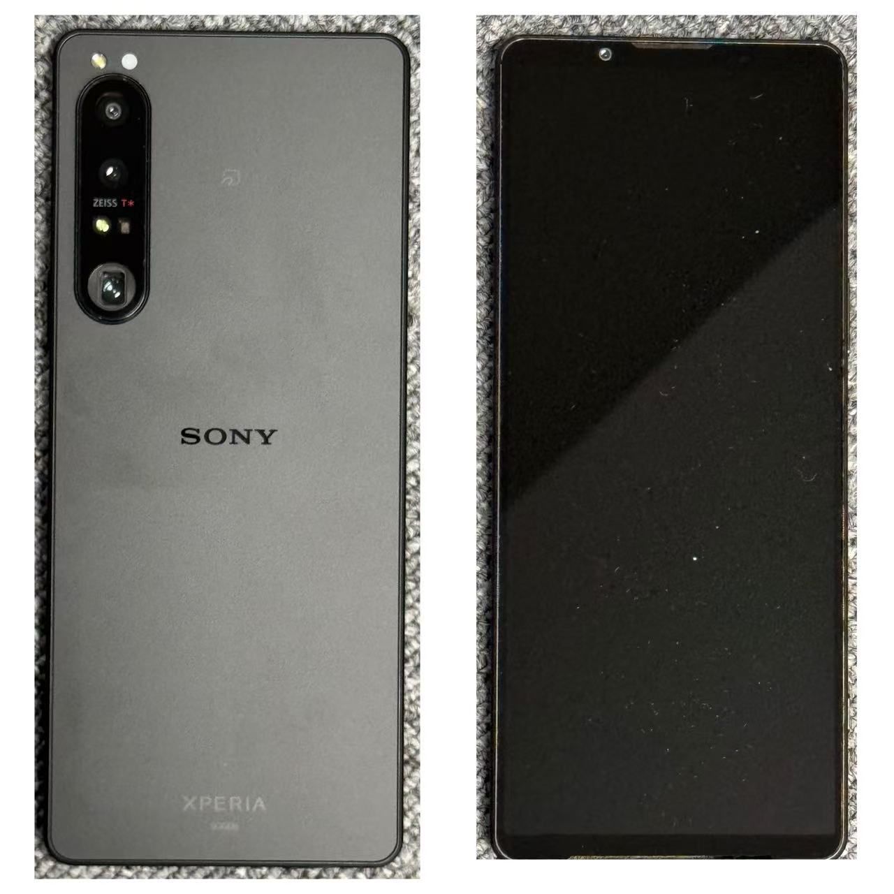 ジャンク品」SONY Xperia 1 IV SOG06 SIMフリー 256GB ブラック【管理
