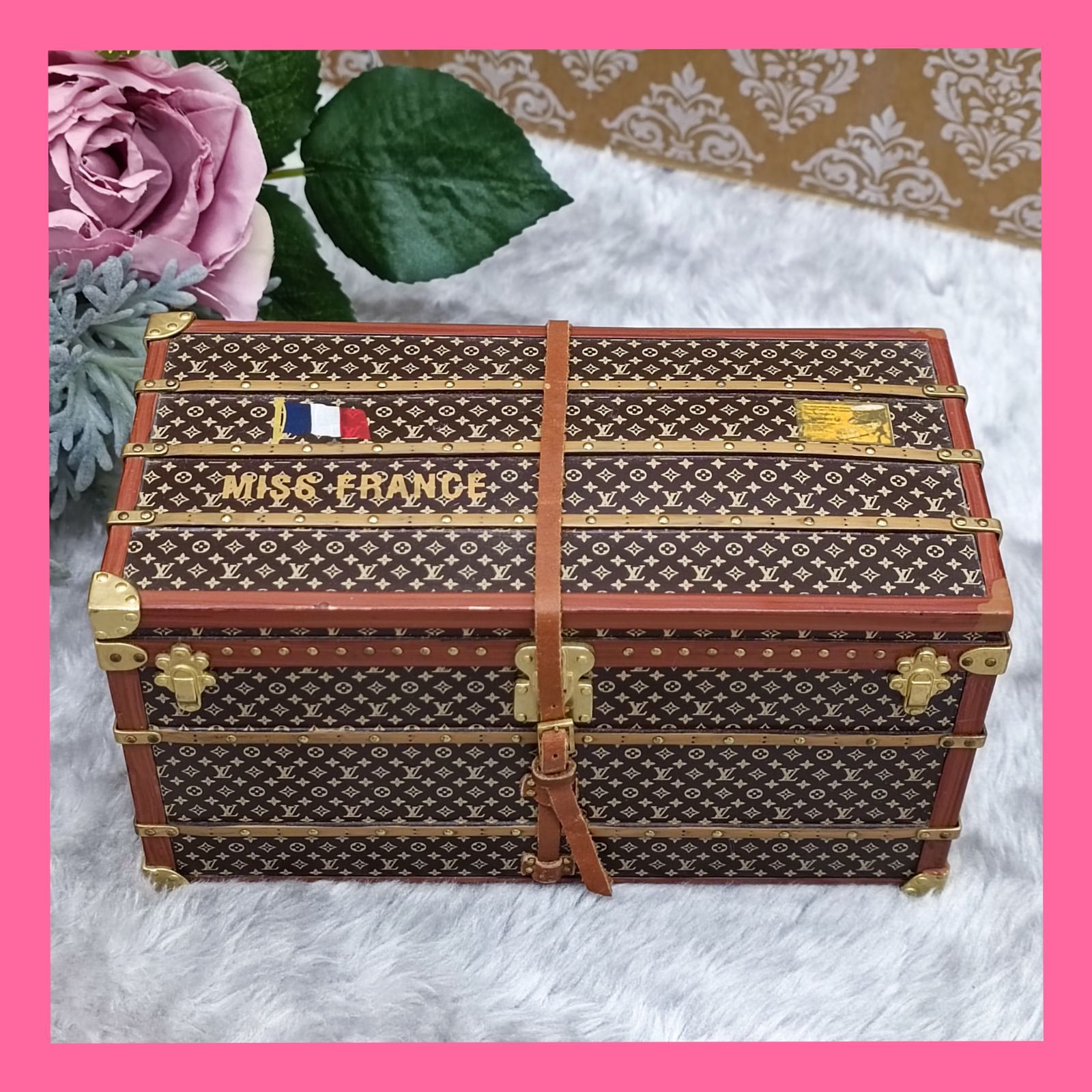 LOUISVUITTON 》 ルイヴィトン ペーパーウェイト トランク MISS FRANCE