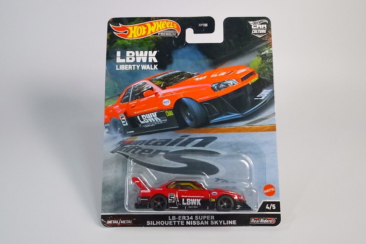 ホットウィール LBWK LB-ER34 Super Silhouette Nissan Skyline
