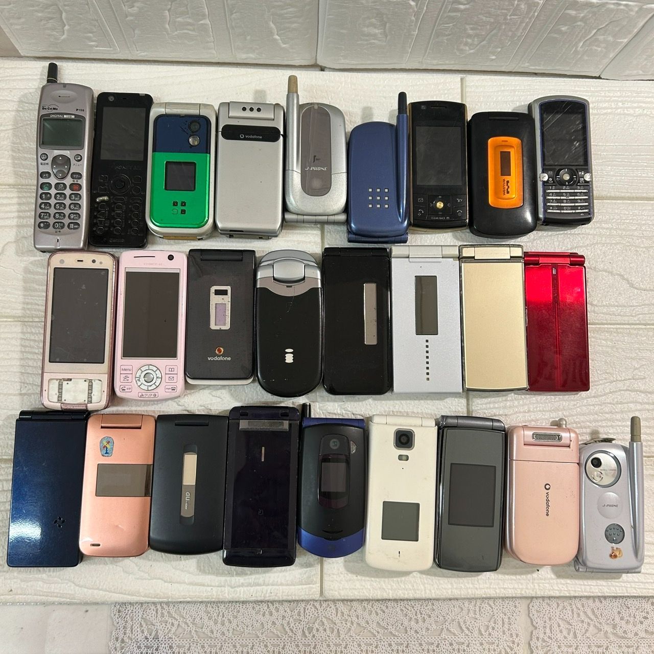 I【ジャンク】ガラケー 26台 まとめ売り ガラパゴス携帯 昭和 レトロ