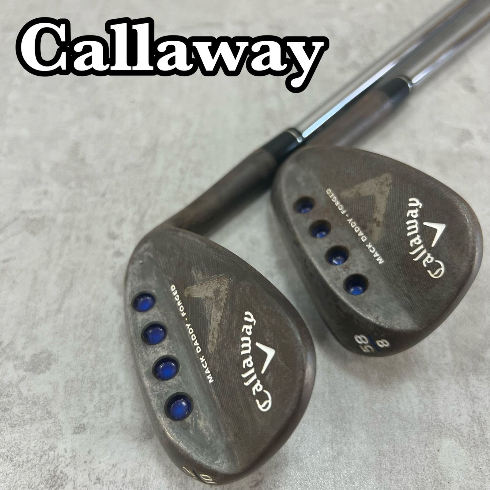 値下げ！ウェッジ2本セット！キャロウェイ☆マックダディFORGED(2019 2