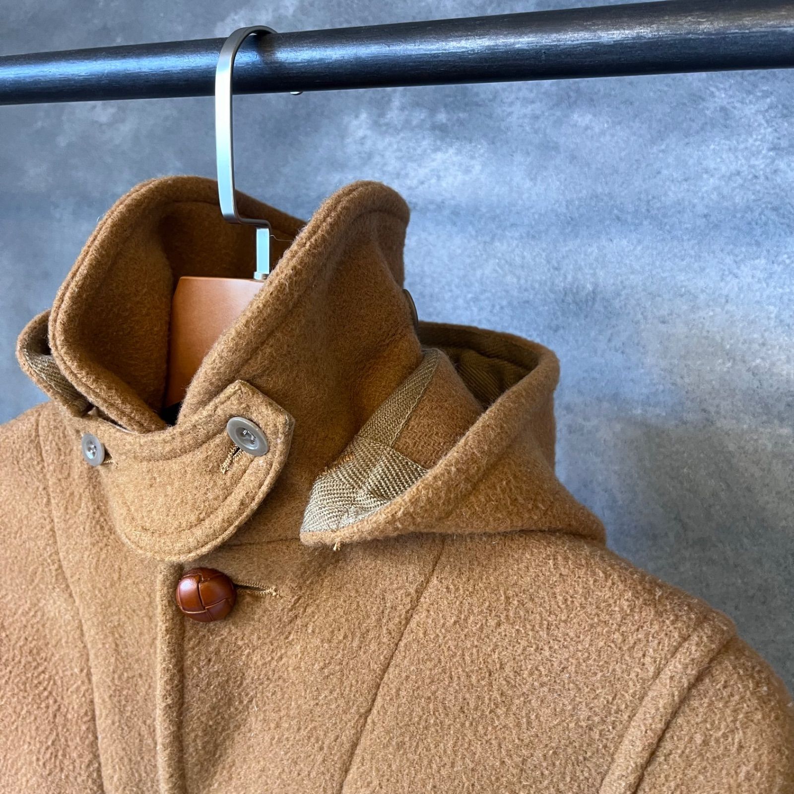 DANTON ウールモッサダッフルコート 36 キャメル ダントン - メルカリ