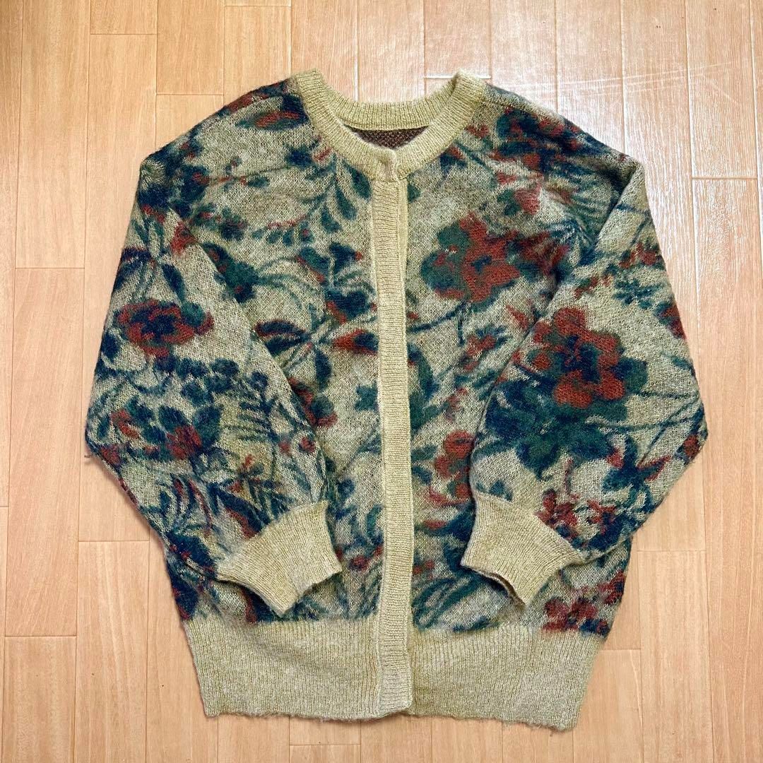 Ameri VINTAGE アメリヴィンテージ 花柄 ニット カーディガン