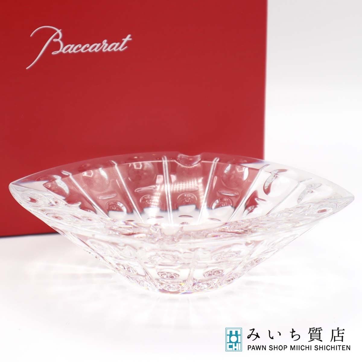 Baccarat バカラ クリスタル プレート（未使用・箱付き） Baccarat