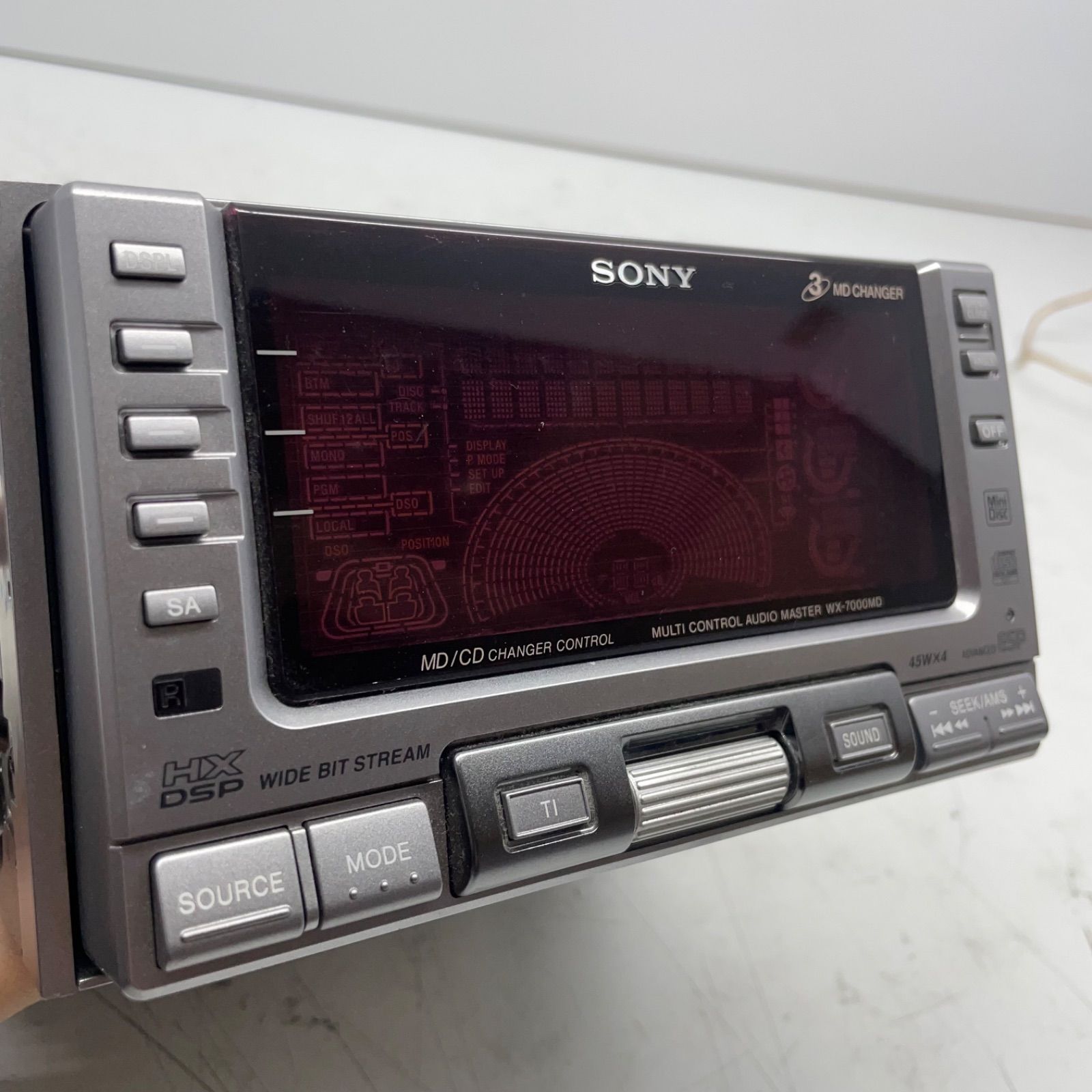 当時物】SONY ソニー WX-7000MD 2DIN オーディオ カー ステレオ