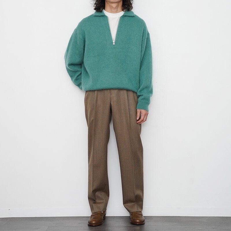 今年も気分はモヘア【MEIAS】よりSUPER KID MOHAIR ZIP PULL OVERが