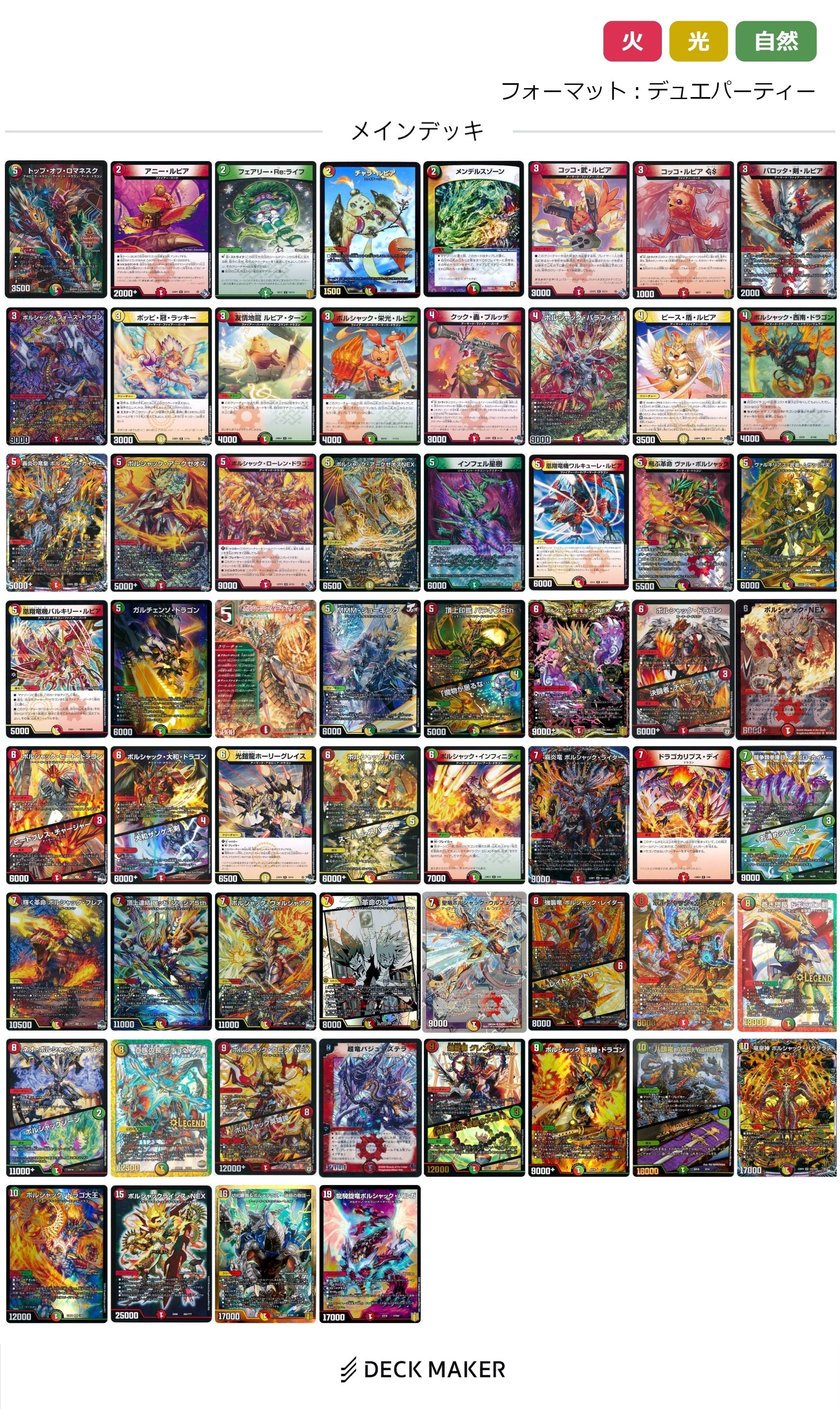 デュエパーティー】リースボルシャック 60枚解説｜TT