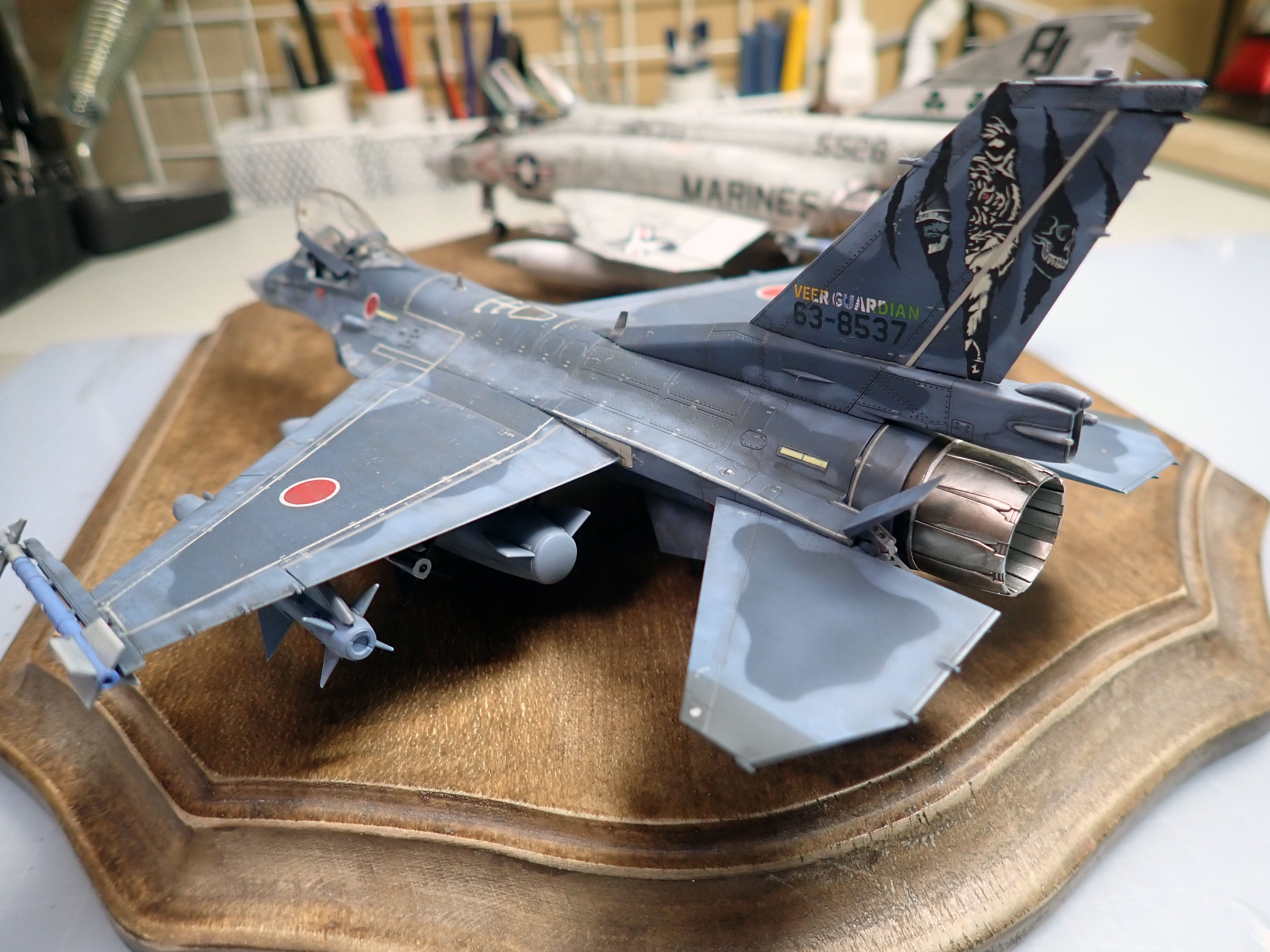 完成だけど、みかん：飛行機プラモ 1/72 F-2A（後編）｜積みプラで詰ん
