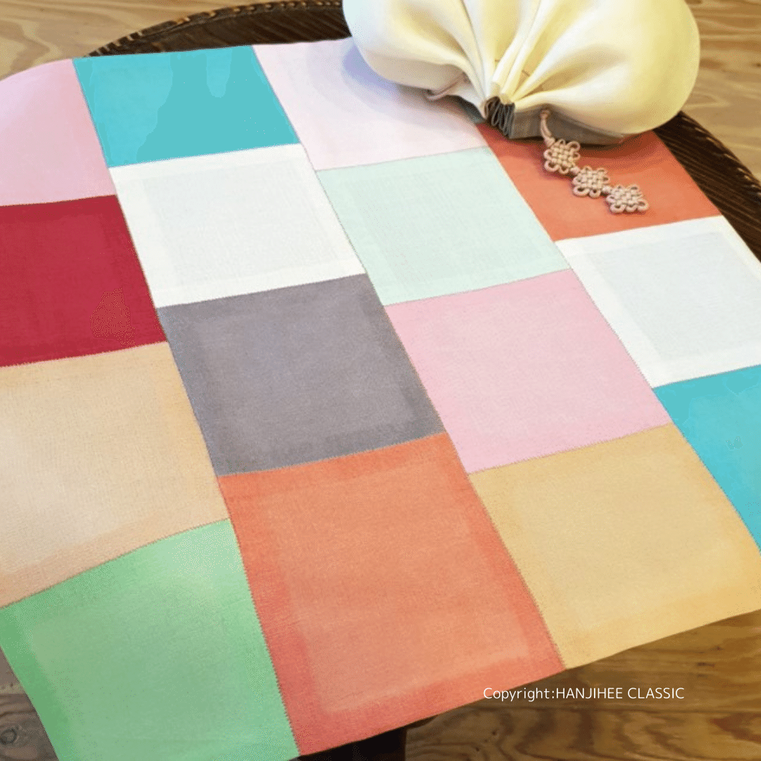 ポジャギ・チョガッポ制作キット新商品入荷！～薄絹のポジャギ36cm