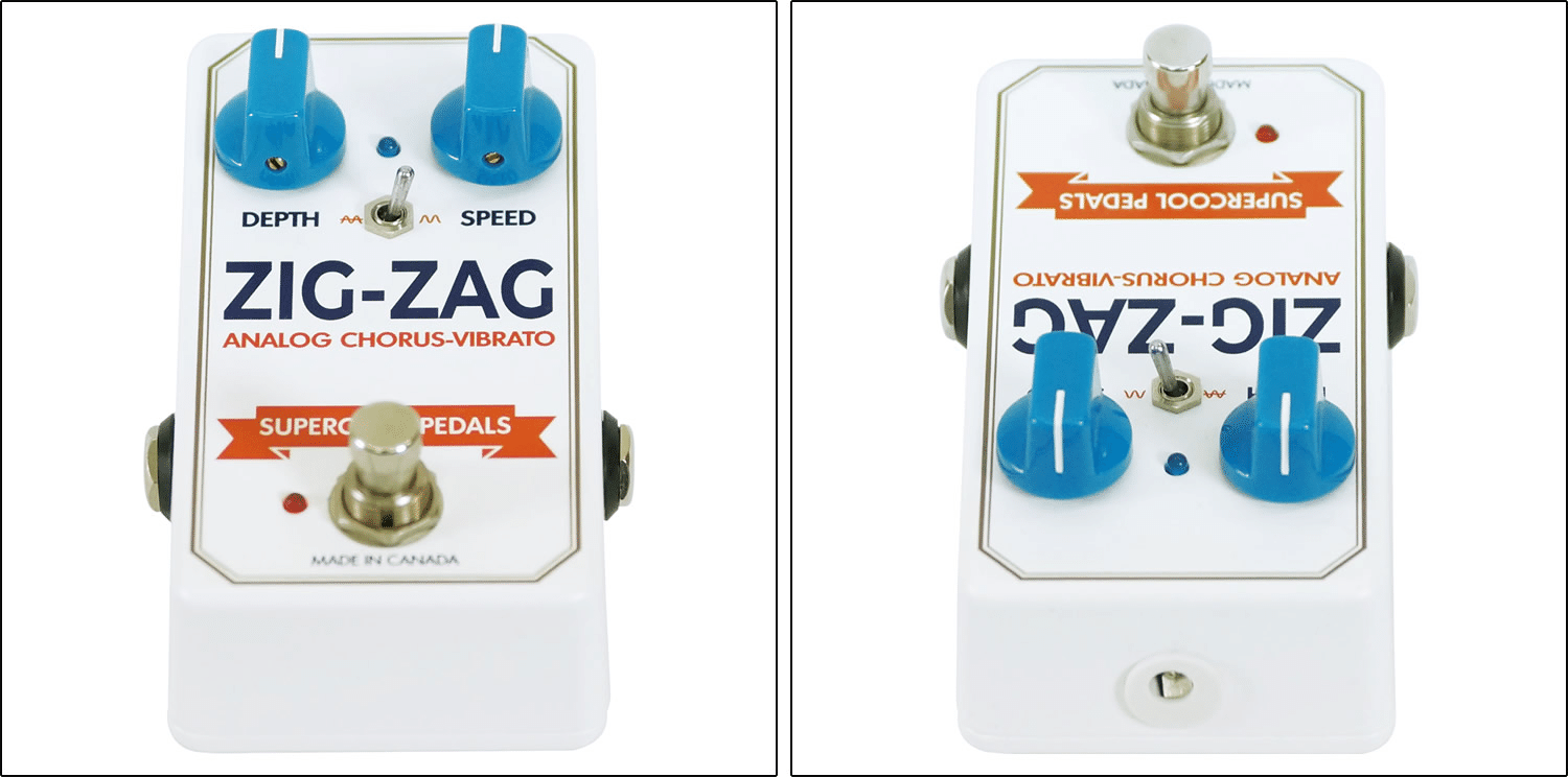 Supercool Pedals】現代仕様のアナログ・コーラス／ビブラート「ZIG