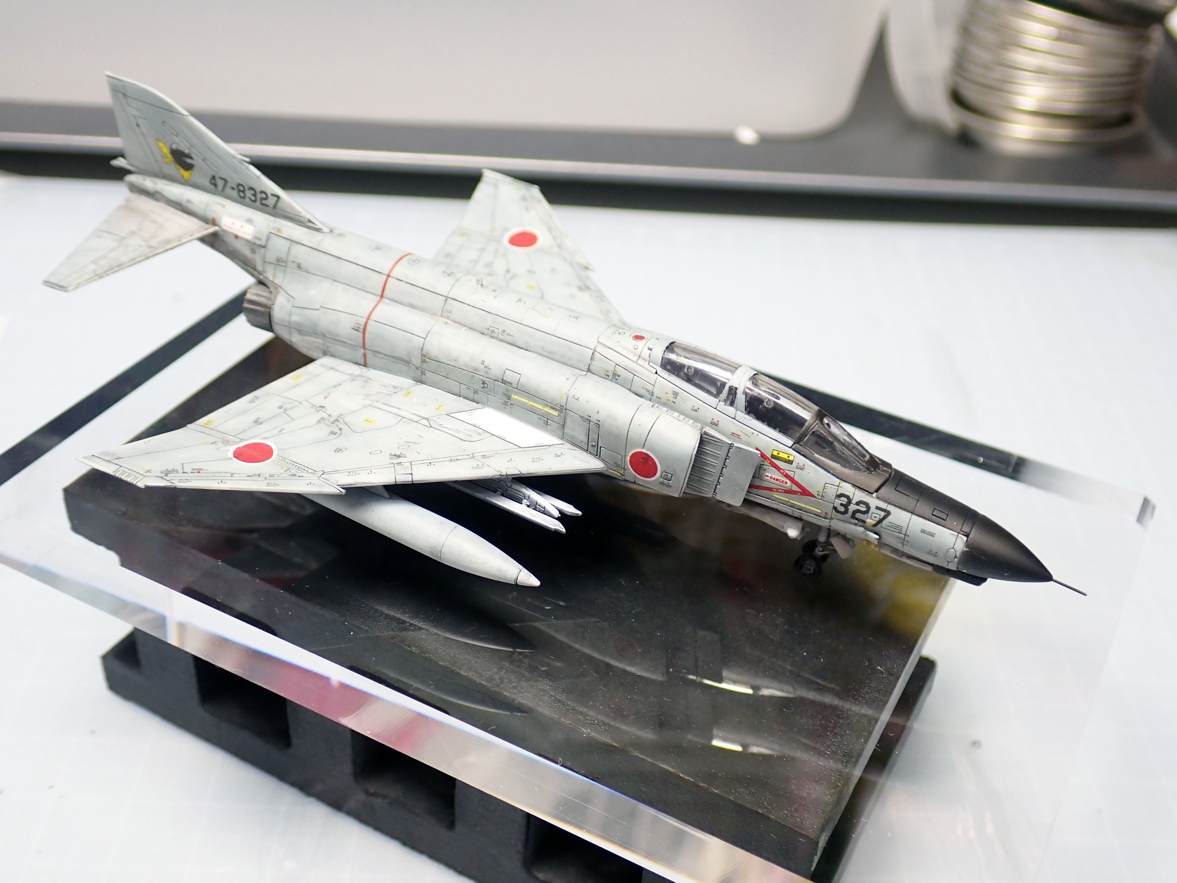 でっかい500円玉：1/144 技MIX F-4EJ ファントム｜積みプラで詰んだAKI