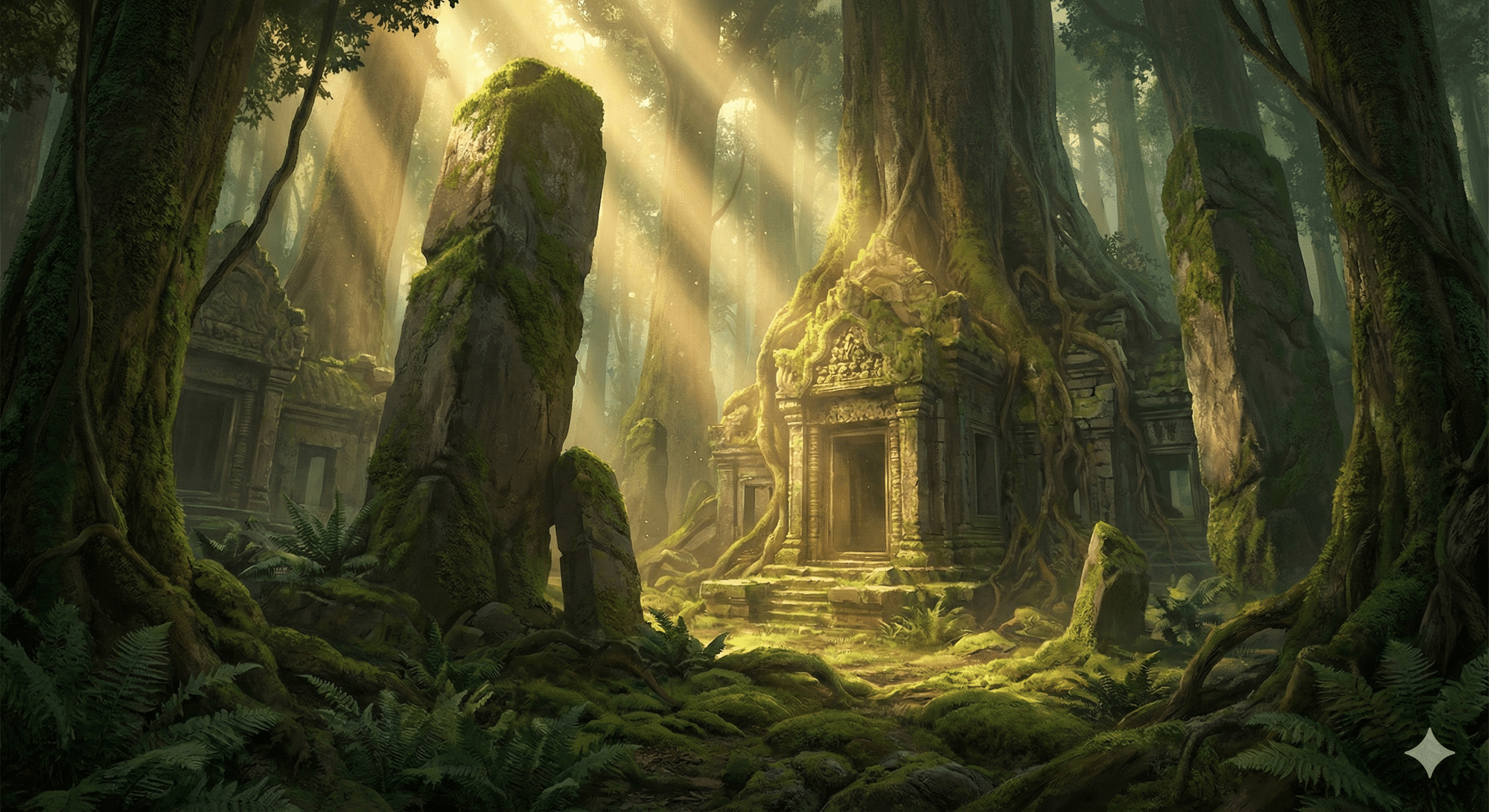 作品例】息をのむ美しさ。Geminiで作った「ファンタジー風景