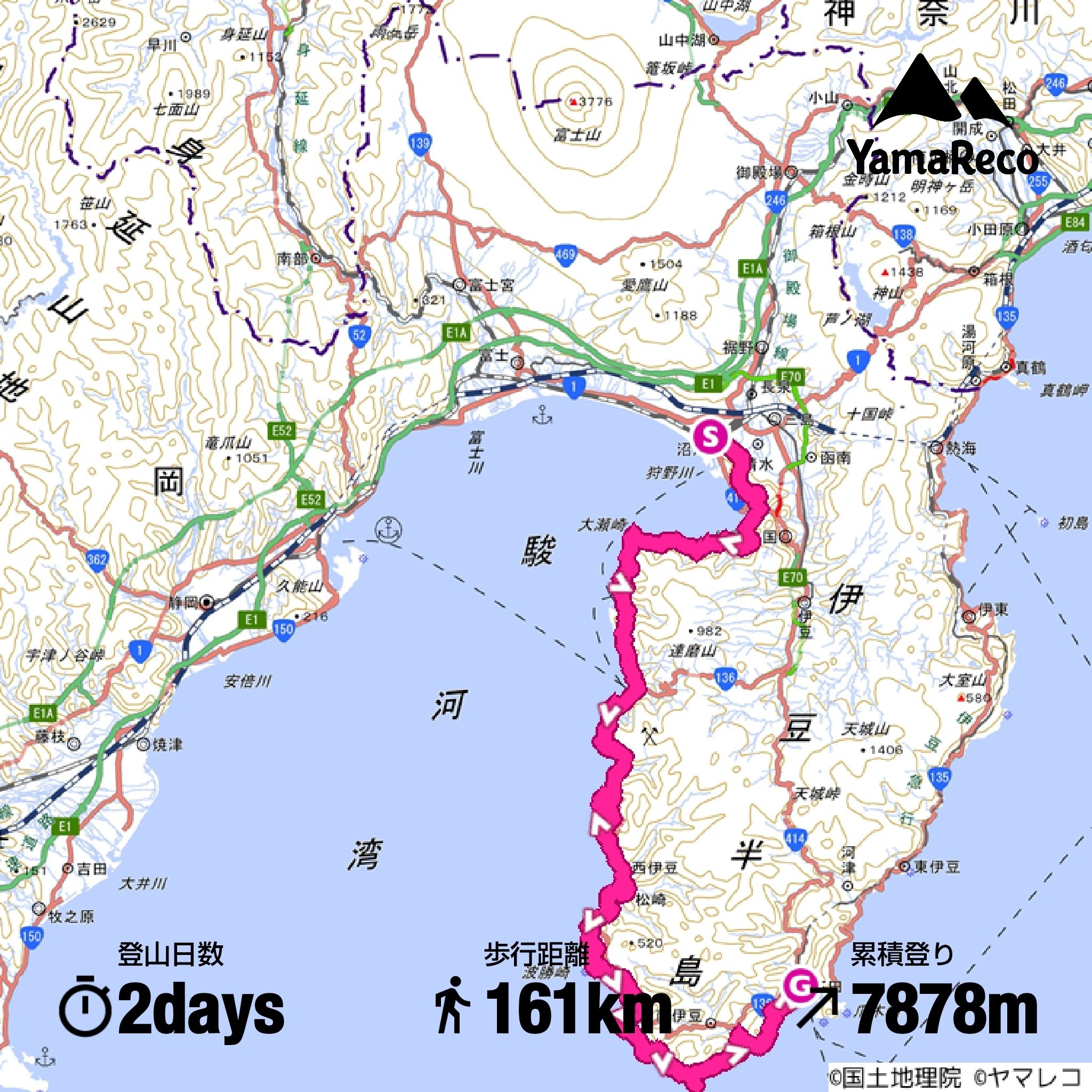 伊豆ロングトレイル2026（JR沼津駅～伊豆急下田駅） 2026.2/20～21｜旅