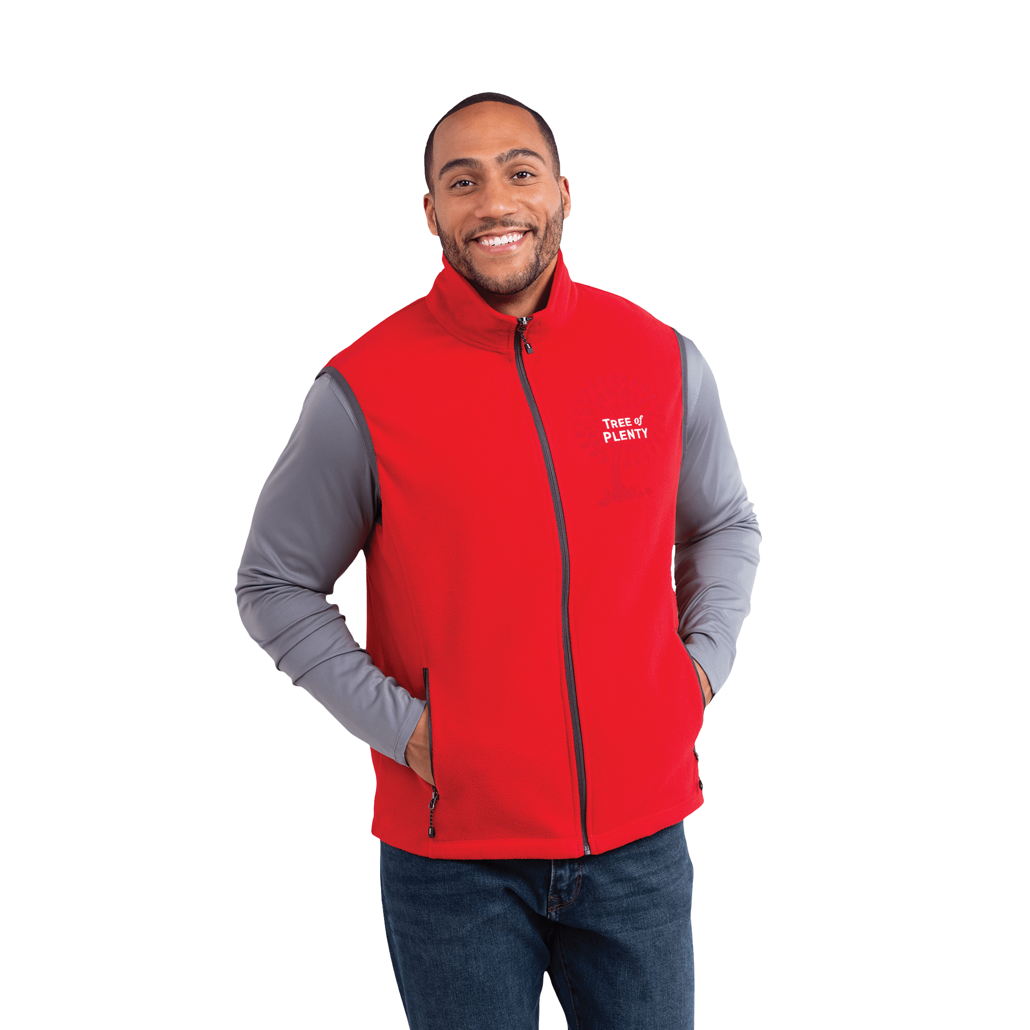 Men's TYNDALL Poly Microfleece Vest | PCNA