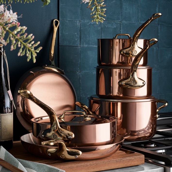 Mauviel M'250B Copper Saute Pan | Williams Sonoma