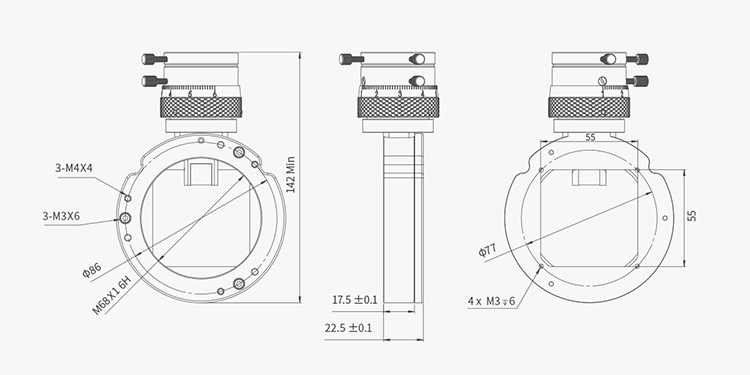 ZWO OAG-L 68 Off-Axis Guider for Astrophotography — Astronomics