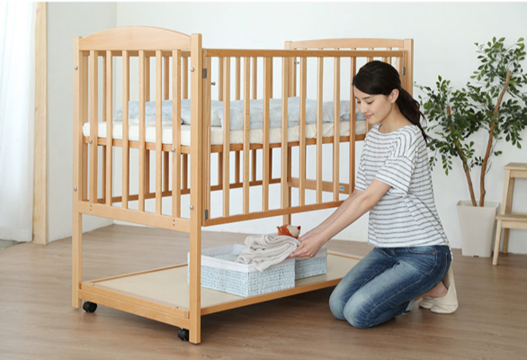 KATOJI(カトージ) | ベビーベッド [ハイタイプ] ｜ ツーオープン
