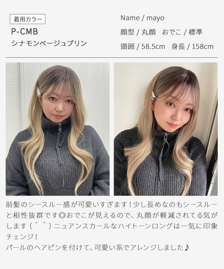 ウィッグ ロング/千年に一度の美ロング [wg360]