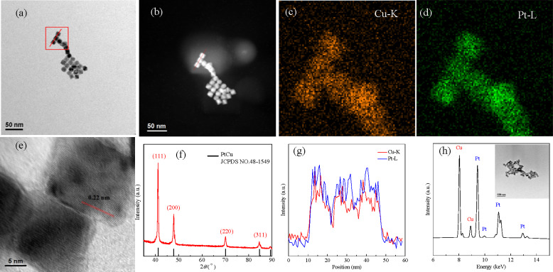 The effect of the support on the surface composition of PtCu alloy