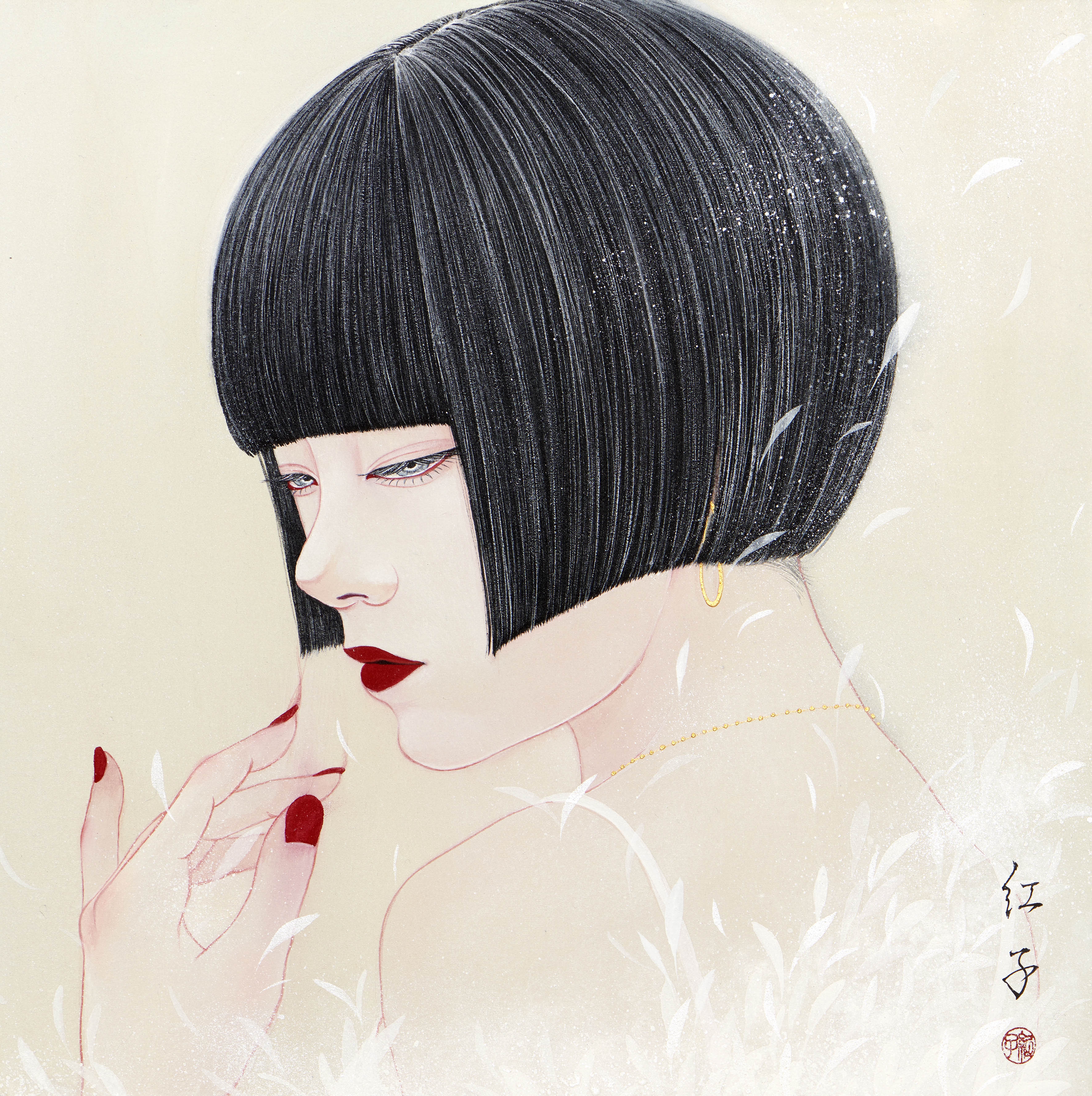 丁子紅子『 いまこの唄を、』 | 日本画 | 日経アート