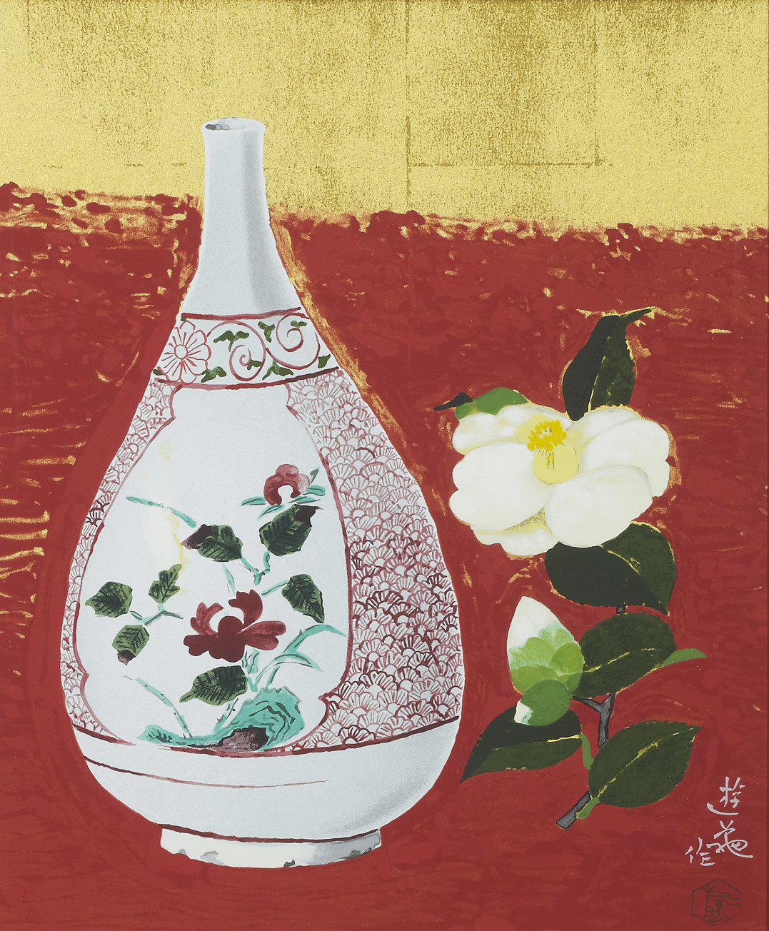 小倉遊亀『 好 日』 | シルクスクリーン | 日経アート