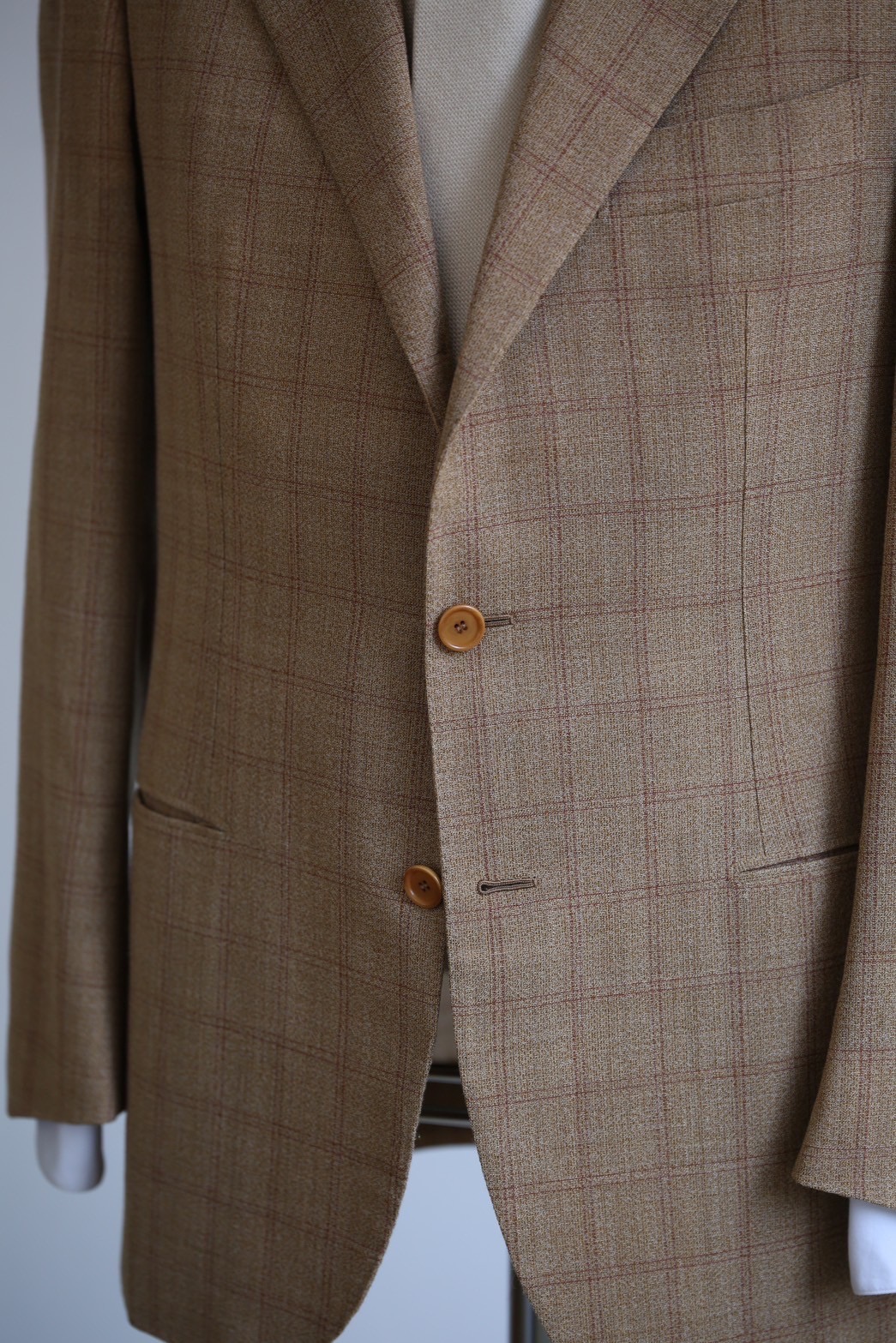 Sartoria Attolini アットリーニ】TieYourTie別注 春夏向けウール 格子